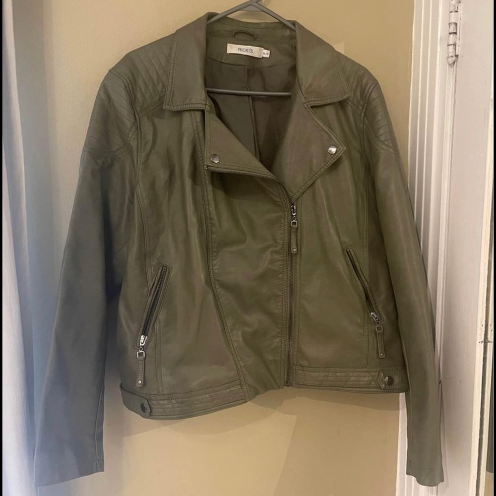 Ricki’s Asymmetrical Zip Faux Leather Jacket